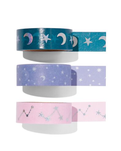 3er-Pack Washi Tape, Sterne - 14170170 - HEMA