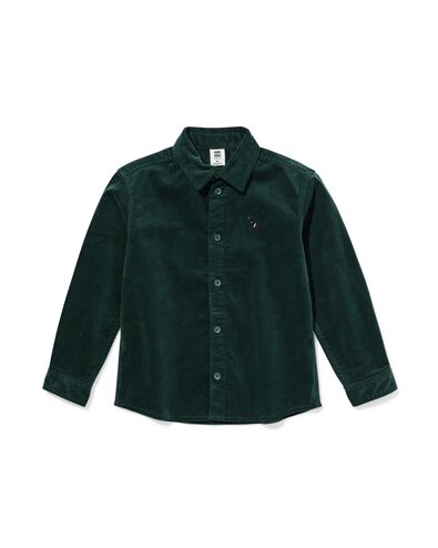 Chemise pour enfants Takkie en tissu c&ocirc;tel&eacute;  vert vert - 30707506GREEN - HEMA