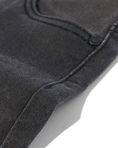 kindershort jogdenim zwart zwart - 1000023205 - HEMA