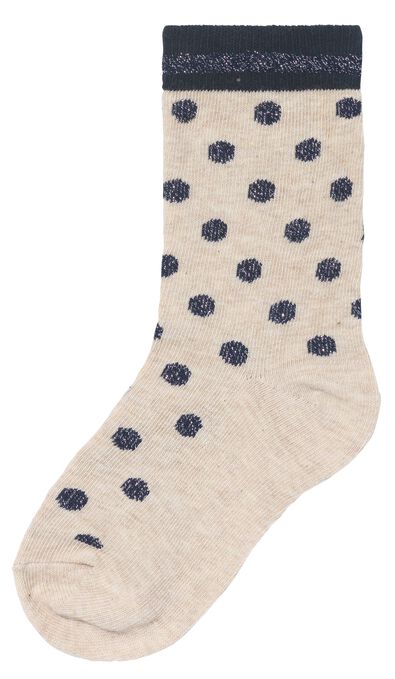 kinder sokken met katoen - 5 paar blauw - 1000028438 - HEMA
