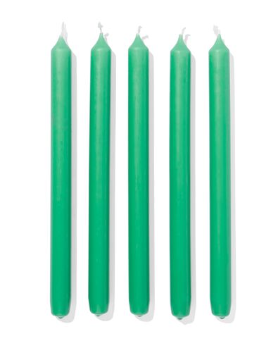 12 bougies longues Ø2.2x29 vert - 13502981 - HEMA