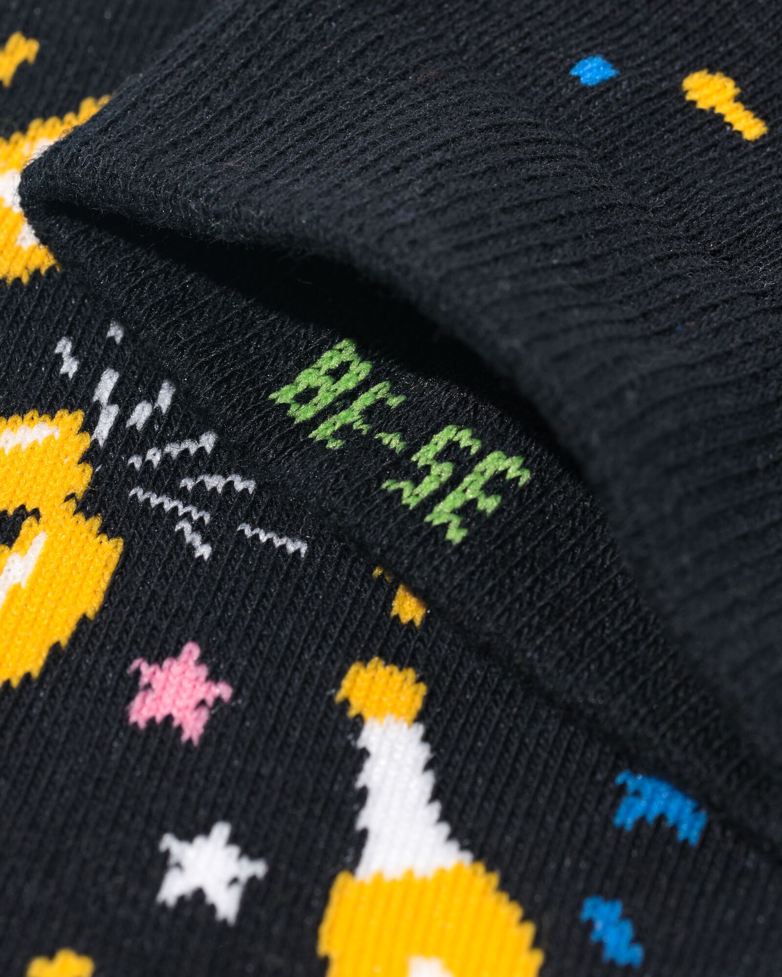 Socken, mit Baumwolle, Cheers schwarz schwarz - 1000029355 - HEMA