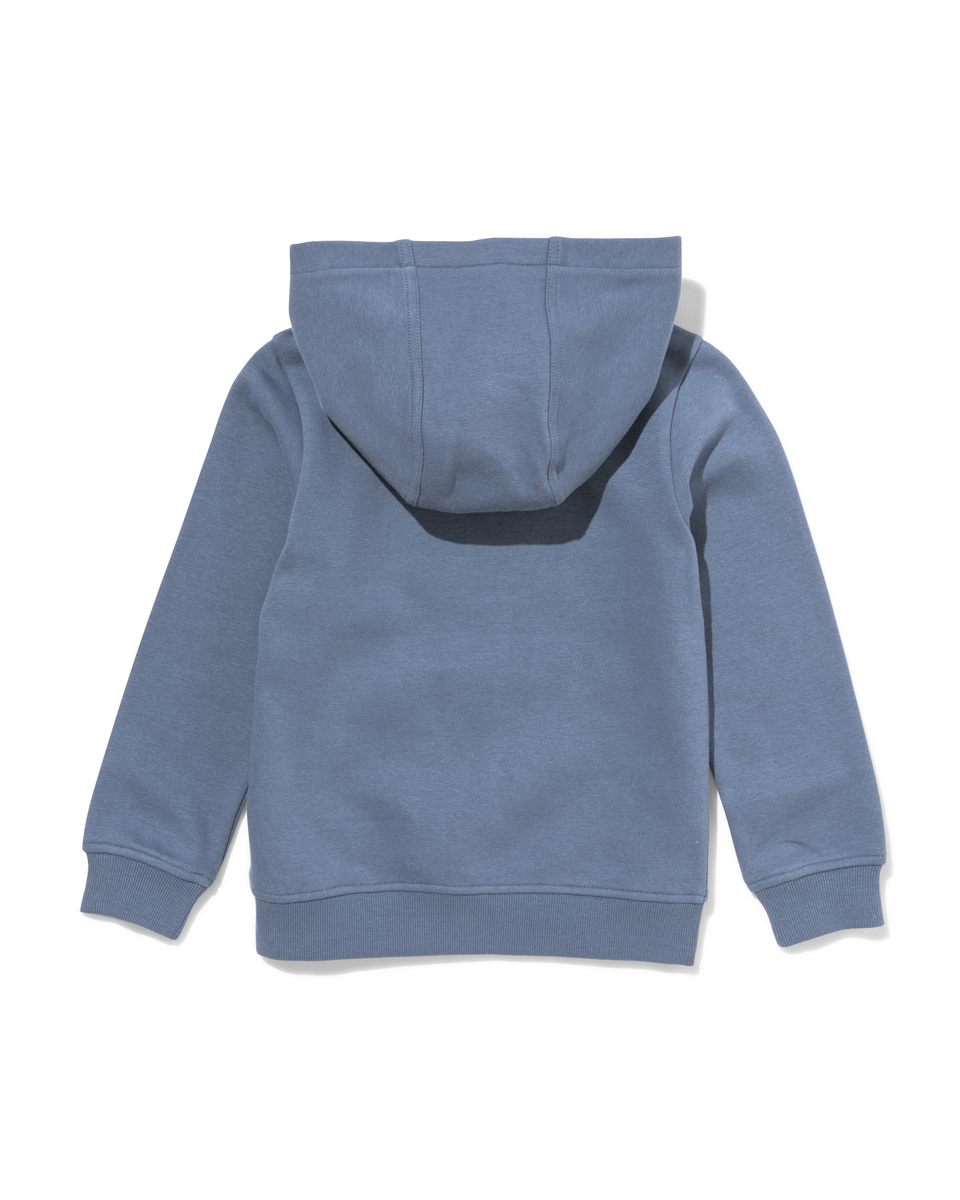 Kinder-Sweatshirt mit Kapuze blau blau - 1000029617 - HEMA