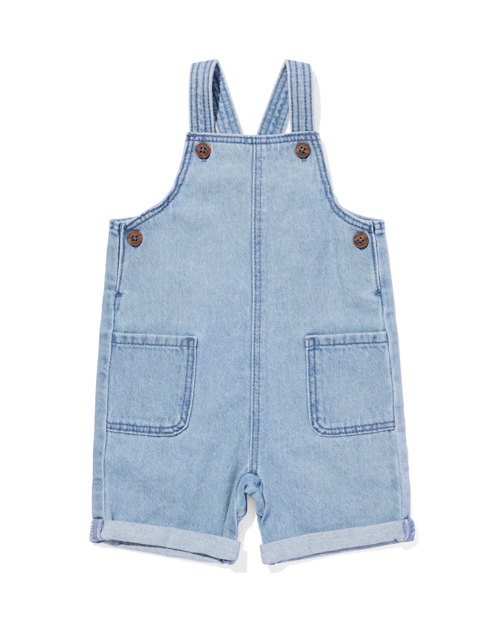 Baby-Jeanslatzhose jeansfarben jeansfarben - 33136370DENIM - HEMA