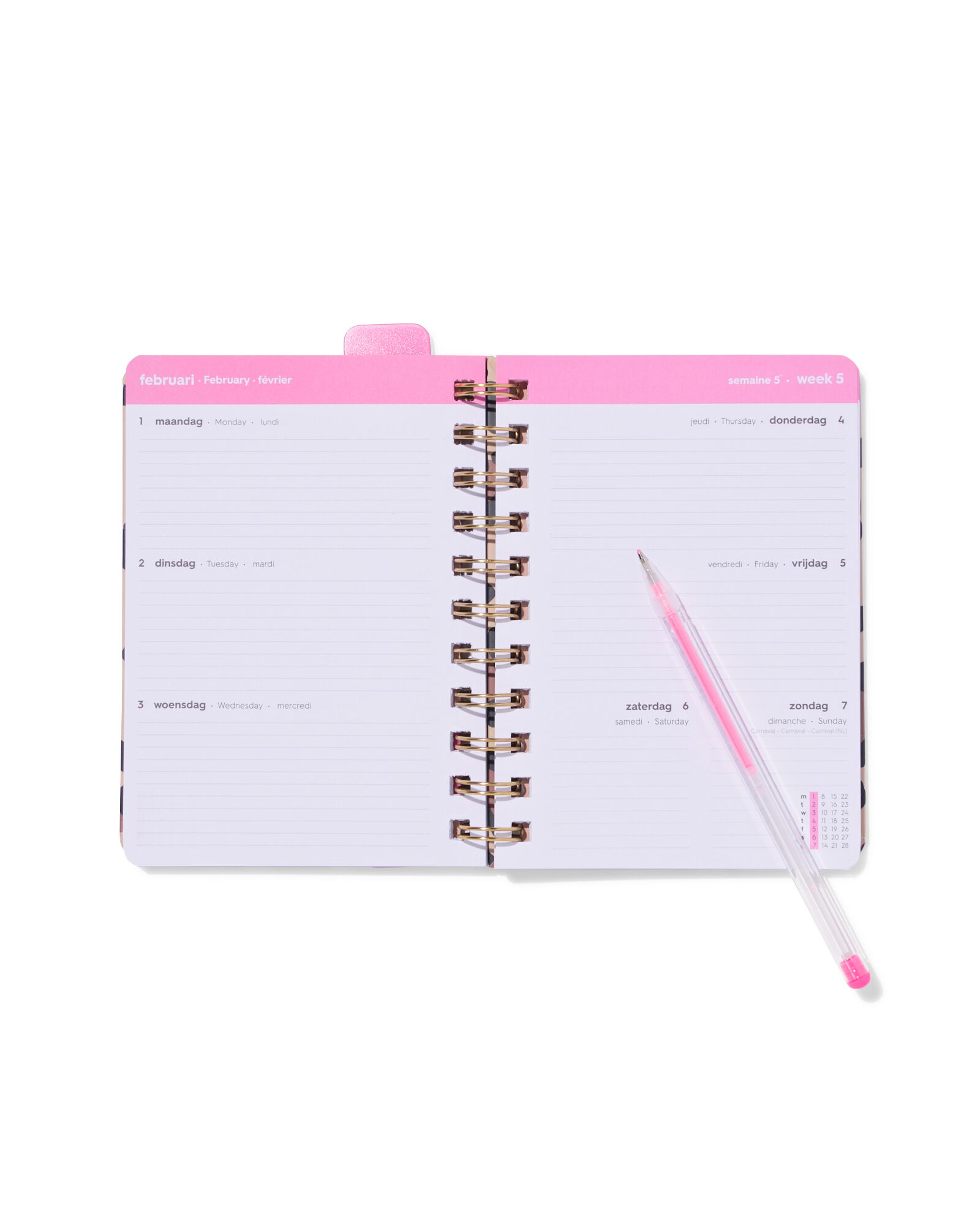 schoolagenda 2026-2027 A6 panter - 14505648 - HEMA