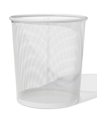 corbeille &agrave; papier blanc - 14830201 - HEMA