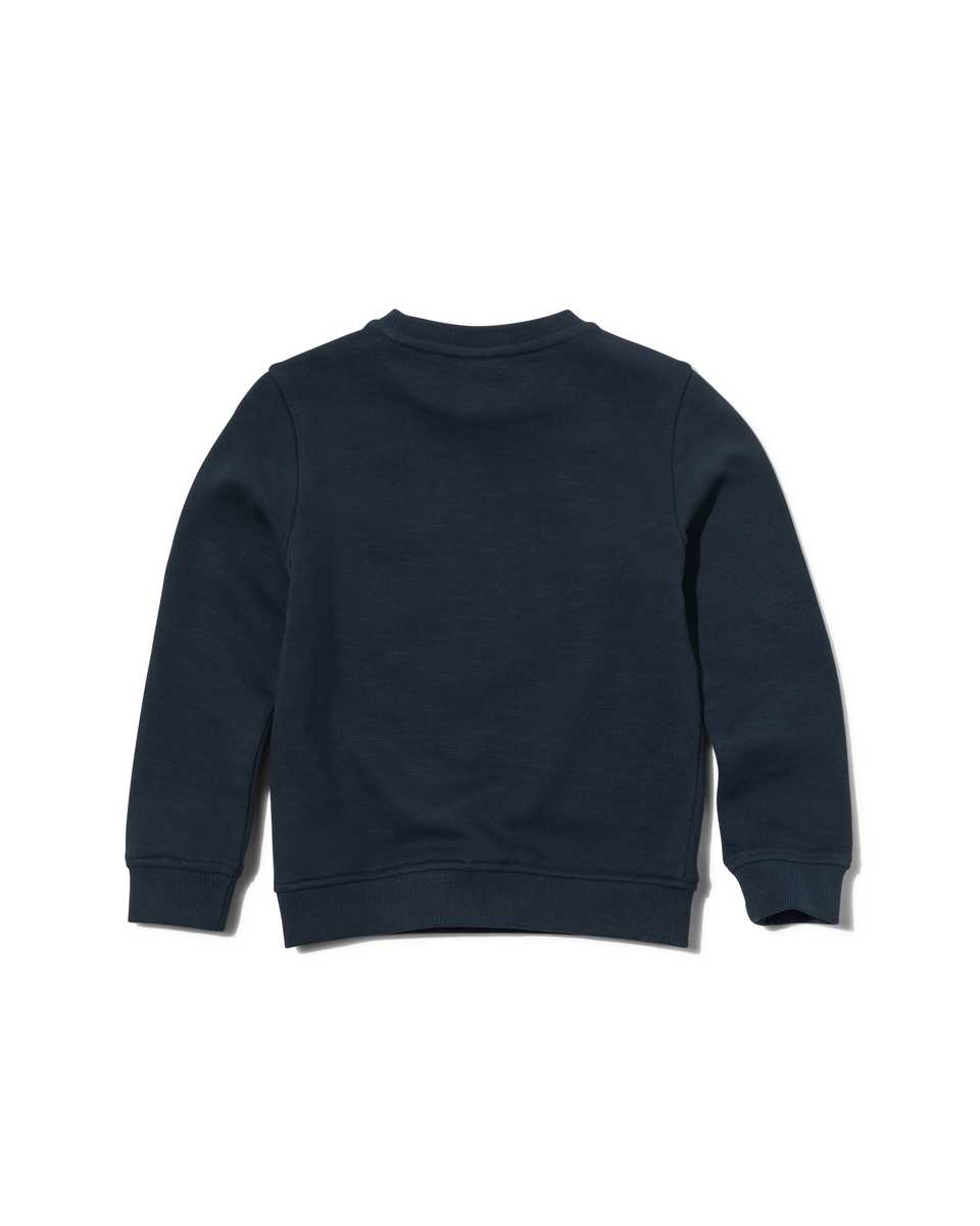 kinder sweater donkerblauw donkerblauw - 1000029806 - HEMA