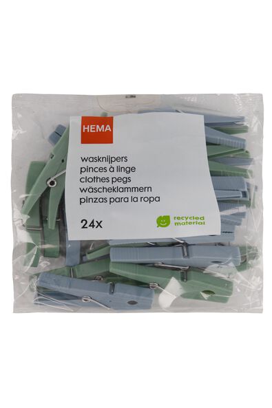 wasknijpers gerecycled - 24 stuks - 20510062 - HEMA