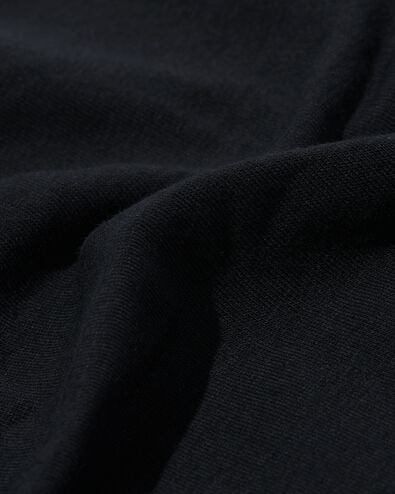 2 slips femme taille haute coton stretch noir L - 19670917 - HEMA