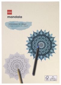album à colorier mandala A4 - 60720068 - HEMA