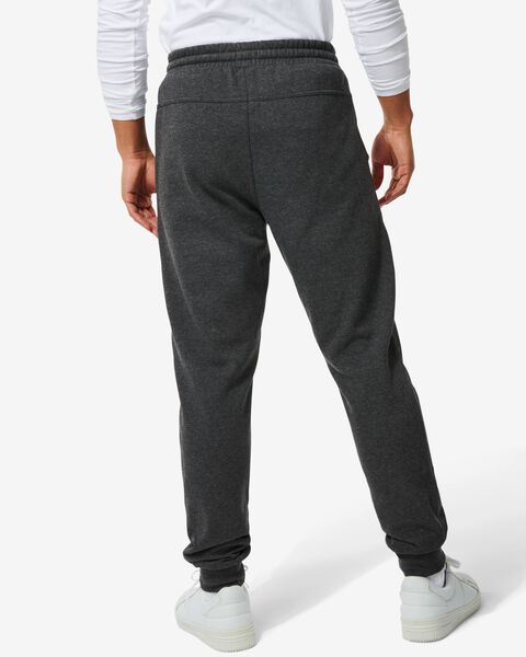 pantalon sweat homme gris chiné - 1000025372 - HEMA