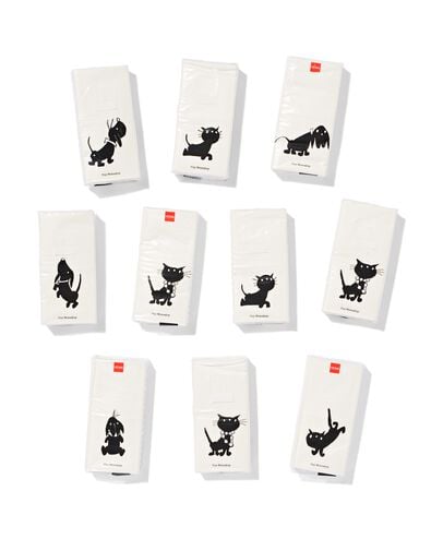 zakdoekjes met alo&euml; vera 4-laags - 10x10 stuks - 11511224 - HEMA