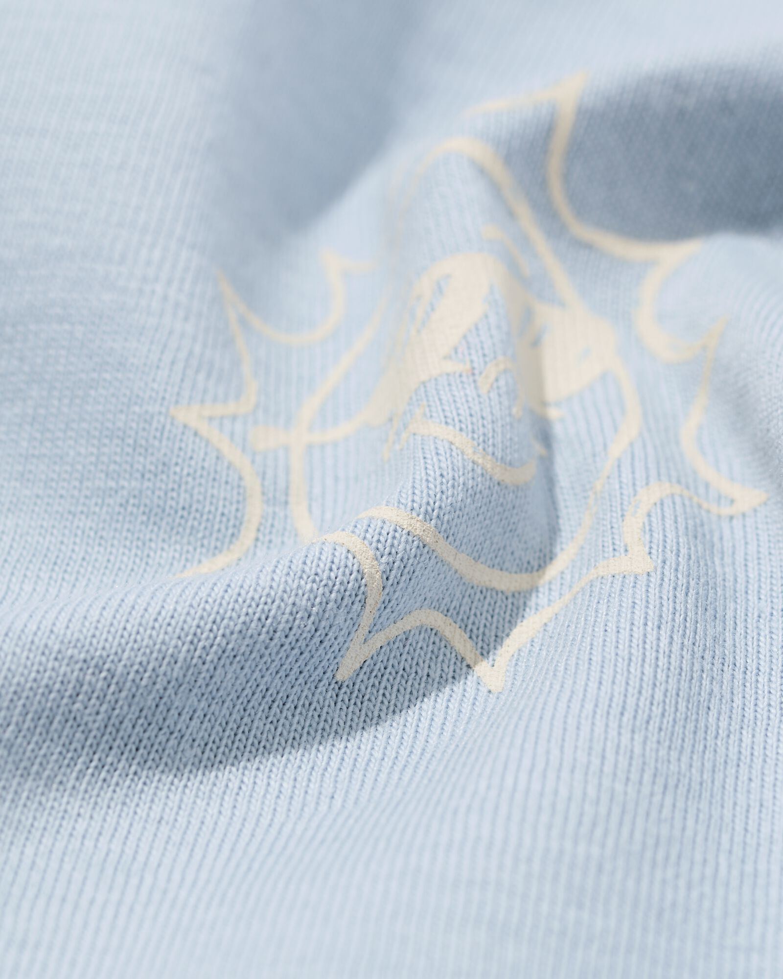 kinder T-shirt grafisch lichtblauw lichtblauw - 30727502LIGHTBLUE - HEMA