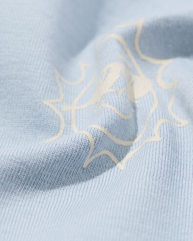 kinder T-shirt grafisch lichtblauw lichtblauw - 30727502LIGHTBLUE - HEMA
