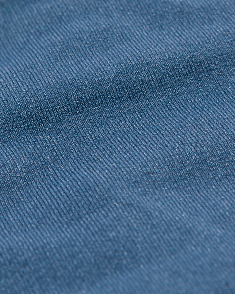 string femme côtelé sans coutures micro bleu moyen M - 19653752 - HEMA