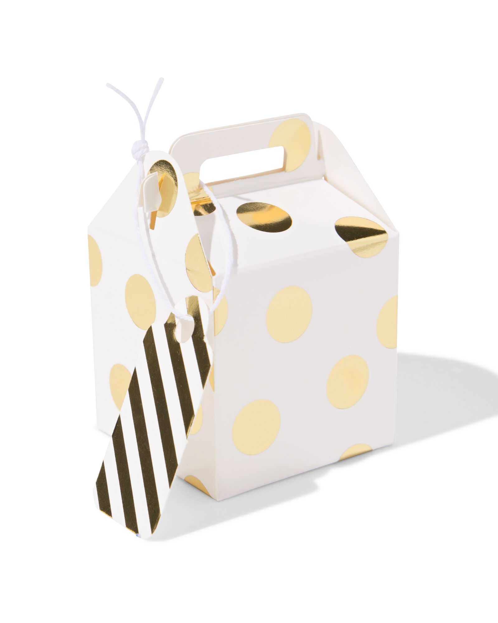 bo&icirc;tes cadeaux pliables S or - 6 pi&egrave;ces - 14710304 - HEMA