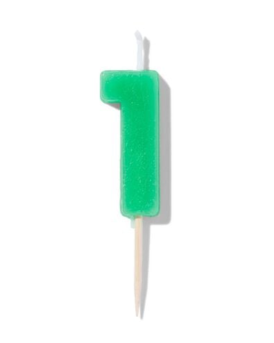 Bougie de g&acirc;teau chiffre 1 - 14250234 - HEMA