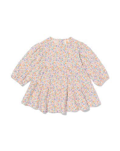 robe bébé mousseline fleurs blanc cassé - 33077860OFFWHITE - HEMA