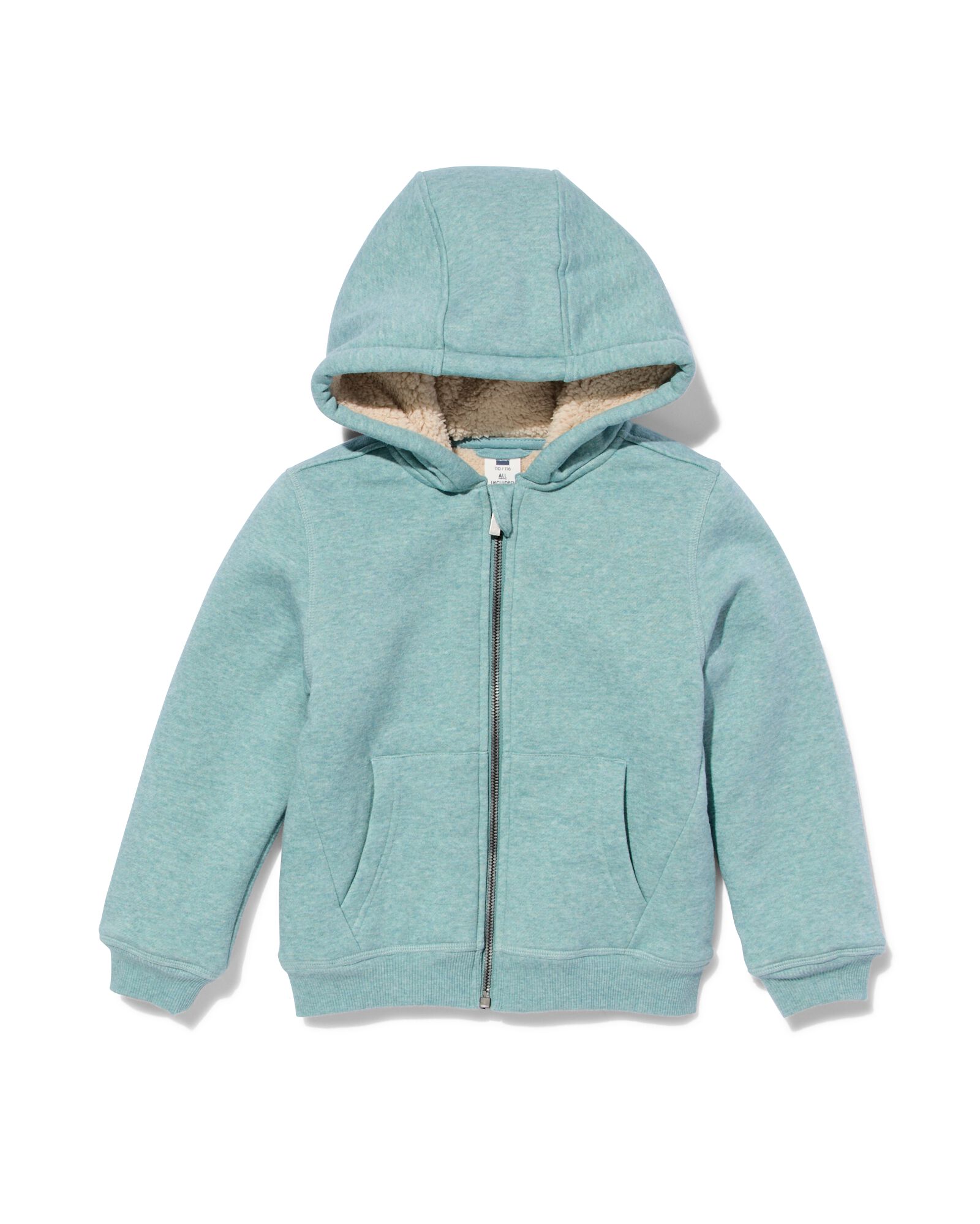gilet à capuche vert - 30787204GREEN - HEMA