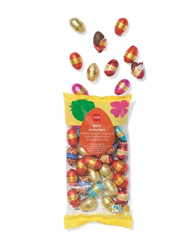 oeufs en chocolat au lait assortis 450g - 24202299 - HEMA