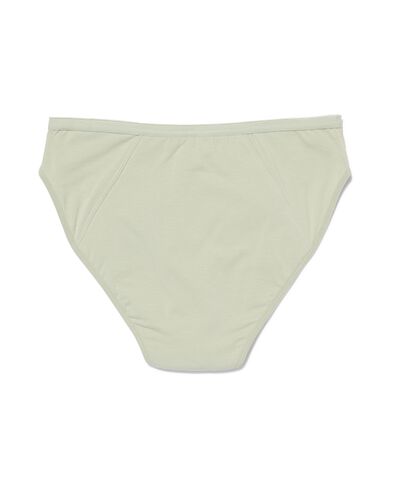 culotte menstruelle coton vert clair M - 19650058 - HEMA