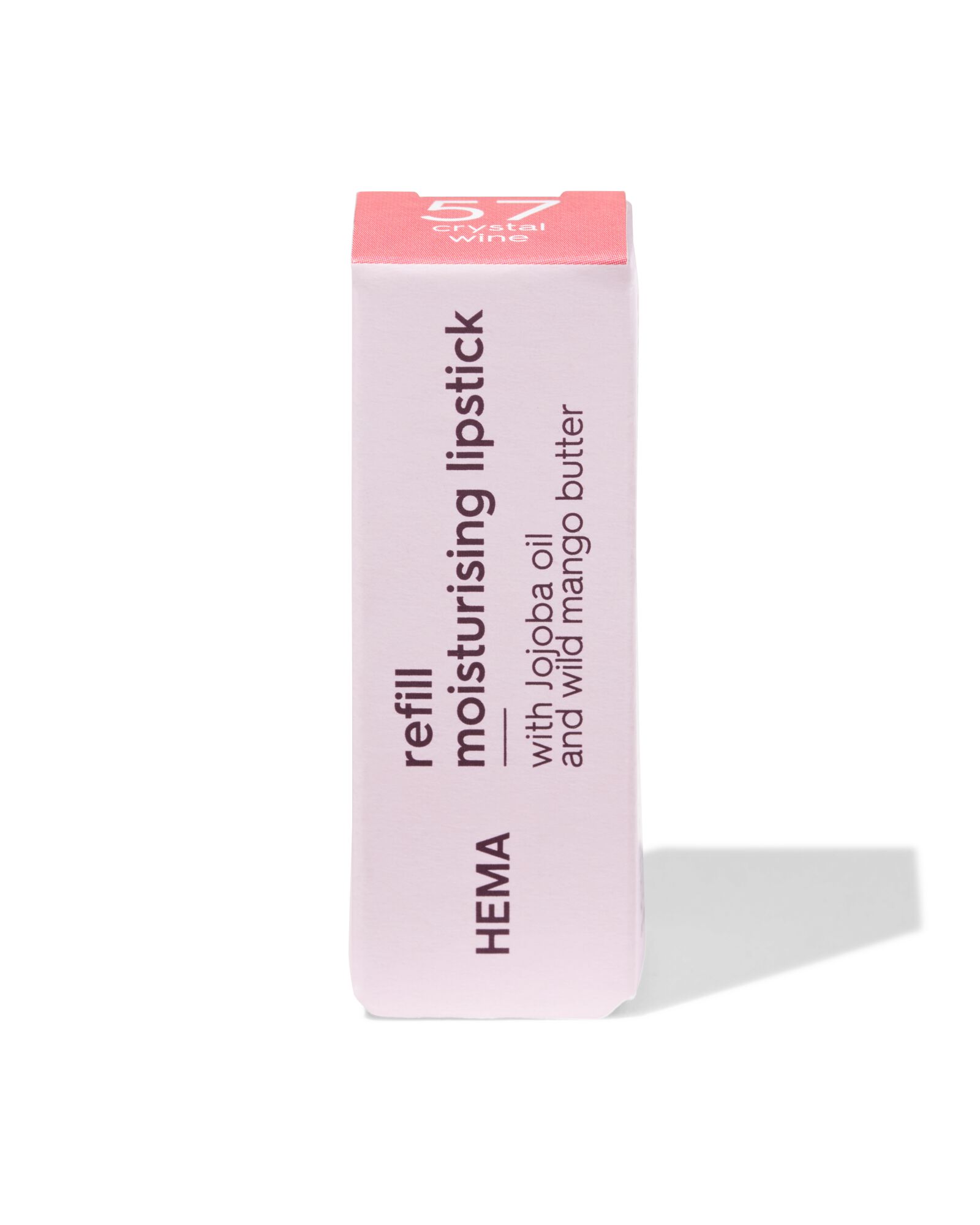 navulling moisturising lipstick 57 crystal wine - crystal - 11230457 - HEMA