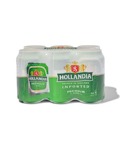 6 canettes Hollandia pils 33cl - 17460002 - HEMA