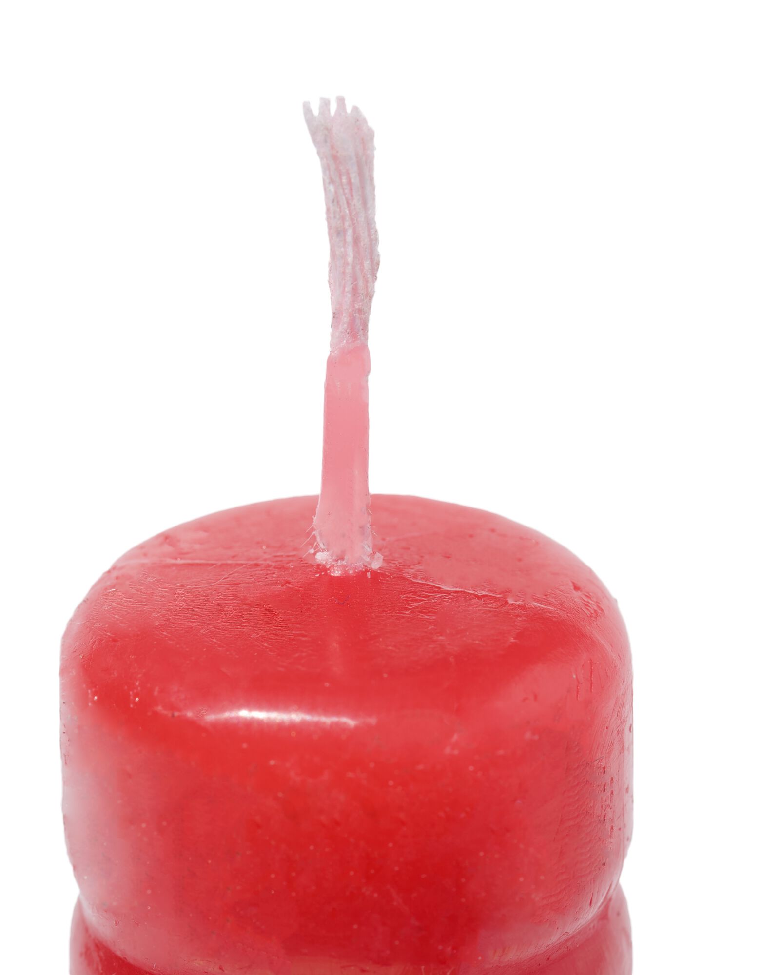 bougie &agrave; nervures &Oslash;2.1x25 rouge brun - 13506043 - HEMA