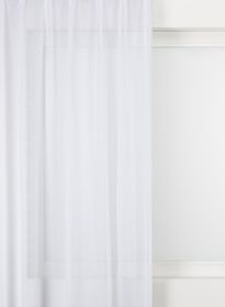 tissu pour rideaux voile emmen blanc blanc - 1000027415 - HEMA
