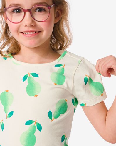 t-shirt enfant avec poires vert vert - 30864104GREEN - HEMA