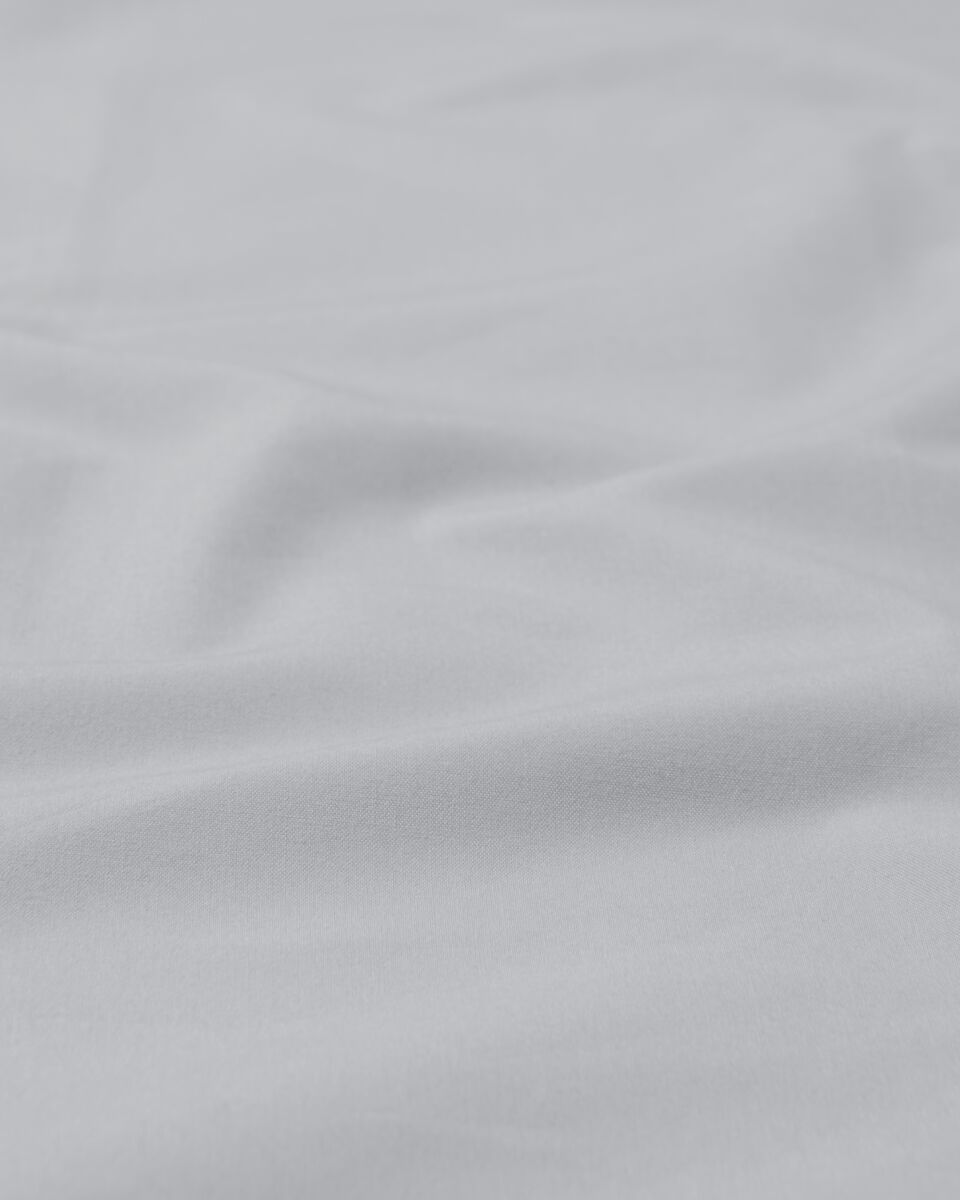 drap-housse - hôtel percale de coton - 180 x 220 cm - gris clair gris clair 180 x 220 - 5150021 - HEMA