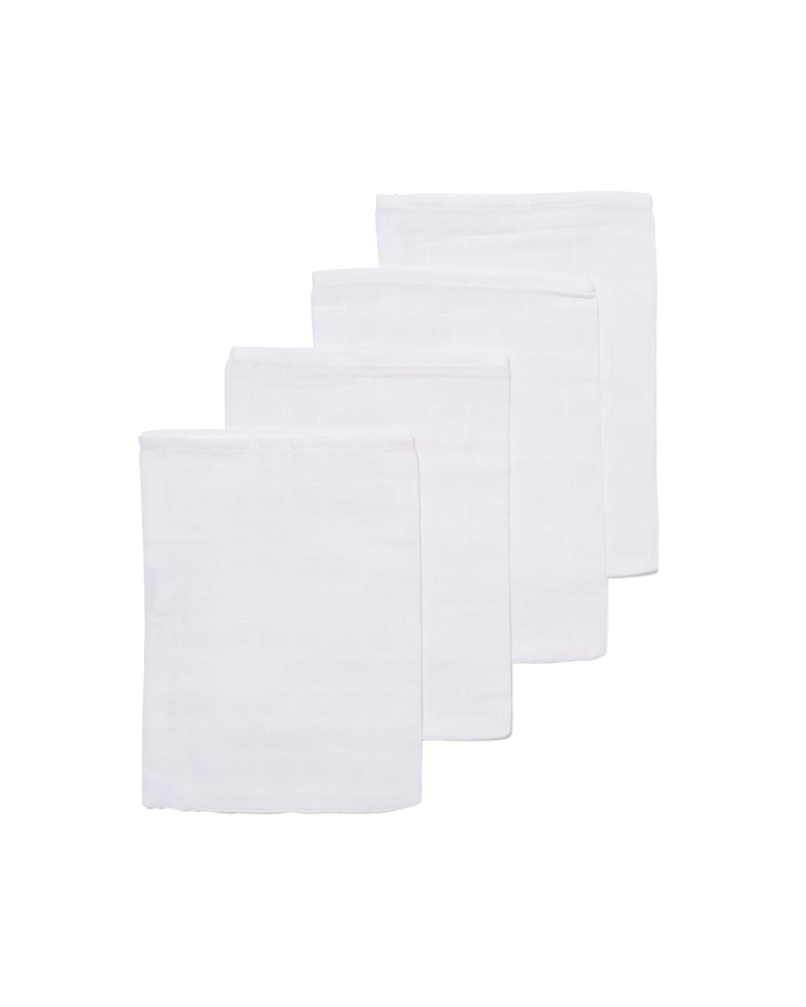 4-pak hydrofiel washandjes - 33346330 - HEMA