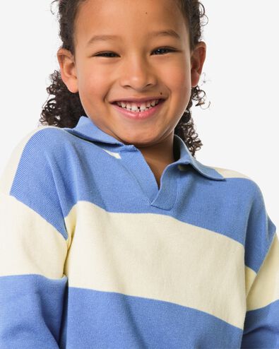 Kinderpullover, Feinstrick mit Streifen  blau blau - 30710701BLUE - HEMA