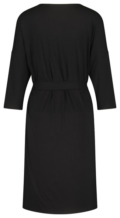 robe femme plis noir - 1000021170 - HEMA