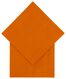 20 serviettes en papier 33x33 orange - 25200163 - HEMA