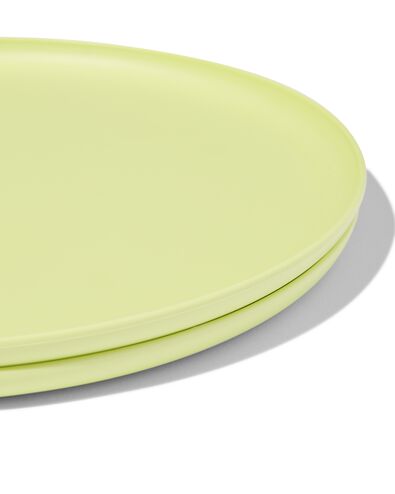 assiette &Oslash; 20 cm bioplastique vert clair - 41840238 - HEMA