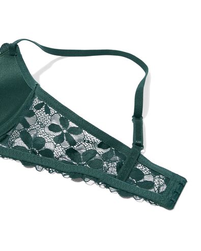 vorgeformter Push-up-B&uuml;gel-BH, Spitze gr&uuml;n - 21800868GREEN - HEMA