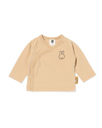 Miffy Newborn-T-Shirt, mit Wicklung sandfarben sandfarben - 33437620SAND - HEMA