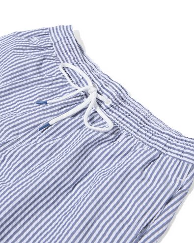 maillot de bain homme rayures bleu XL - 22180014 - HEMA