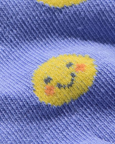 kinder enkelsokken gezichtjes - 5 paar lila - 4371070LILAC - HEMA