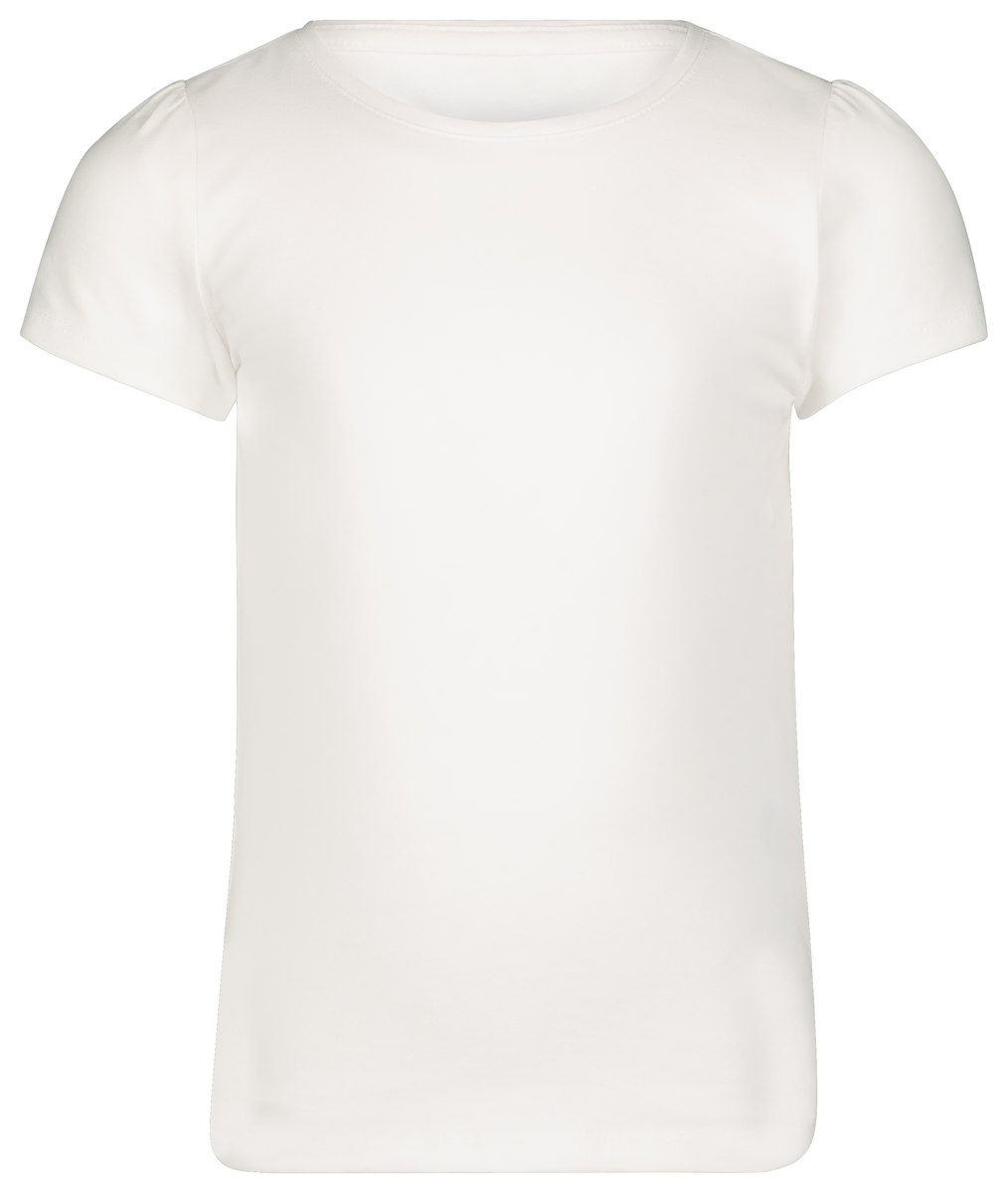 2er-Pack Kinder-T-Shirts weiß weiß - 1000013798 - HEMA