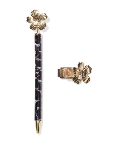 Kugelschreiber in Geschenkbox, mit Blume - 14400468 - HEMA