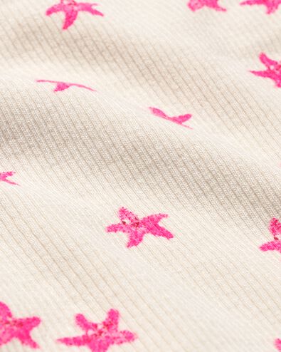 Newborn Mitwachsender Wickelstrampler, gerippt  ecru ecru - 33450710ECRU - HEMA