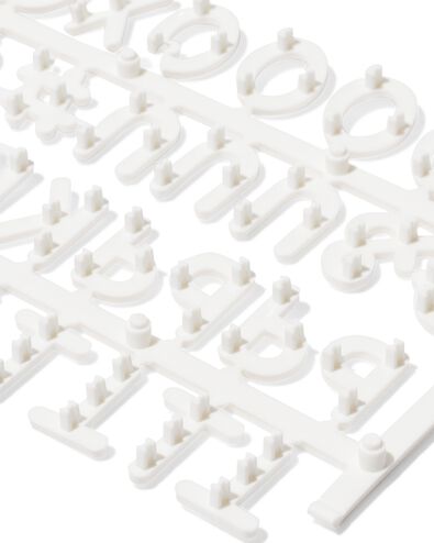 lettres pour caisse pliable blanc - 39821030 - HEMA