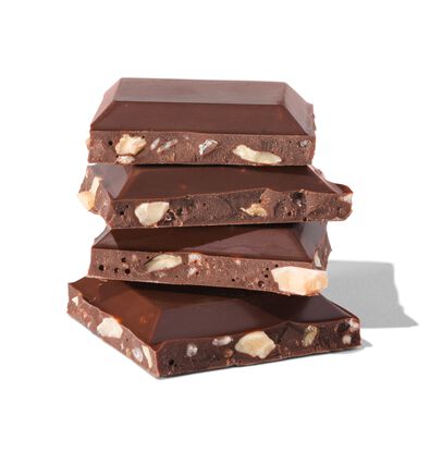 tablette de chocolat 70% noir amande orange 90g - 10350040 - HEMA