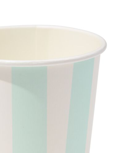 gobelets 250ml carton rayures - lot de 8 - 14250443 - HEMA