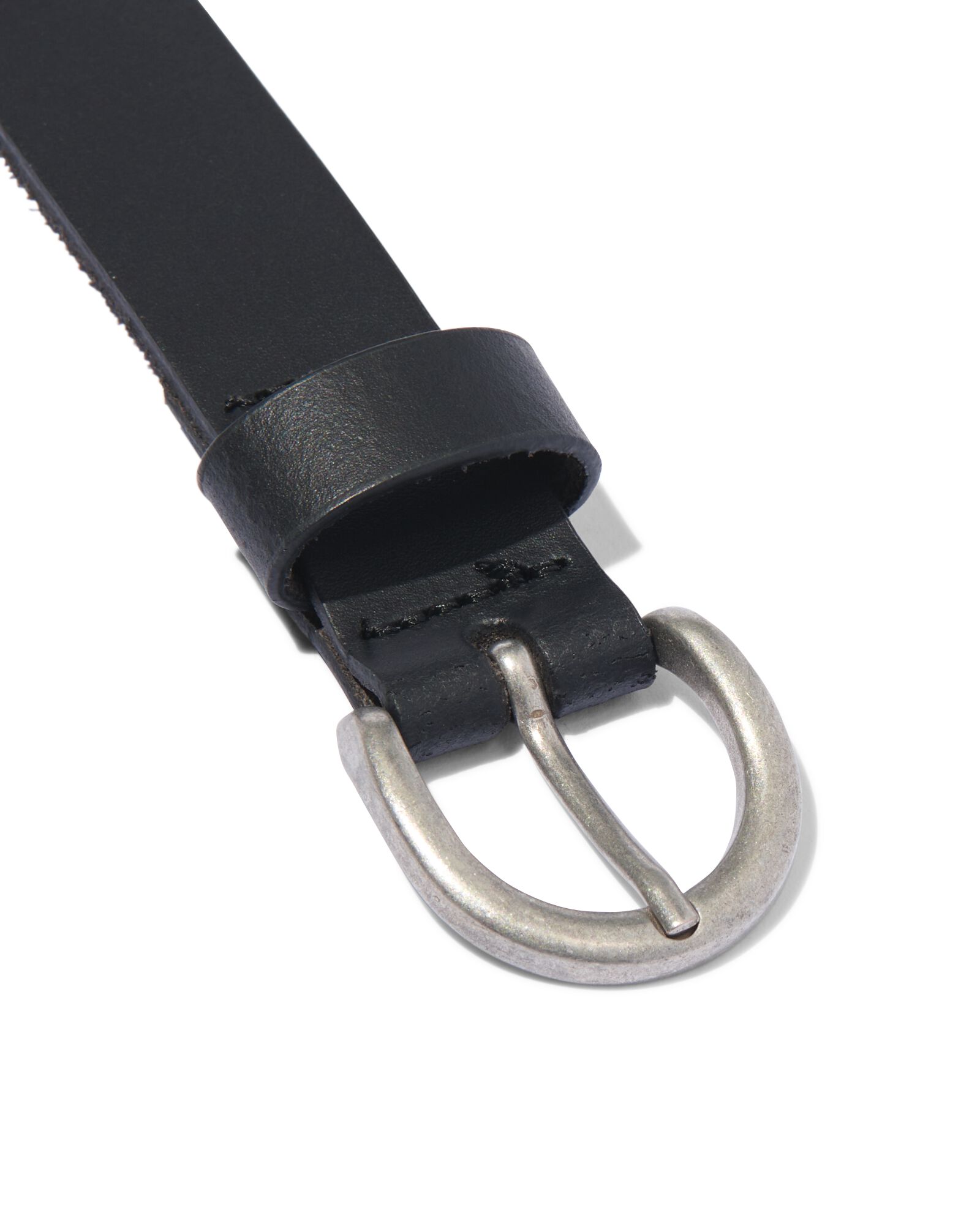 damesriem leer nerf 2.5cm zwart - 1000023438 - HEMA