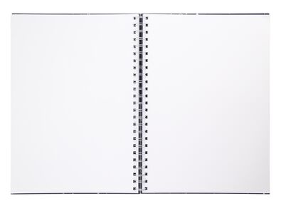 Blanko-Album, Spiralbindung, 32.5 x 23 cm, blau - 14183091 - HEMA