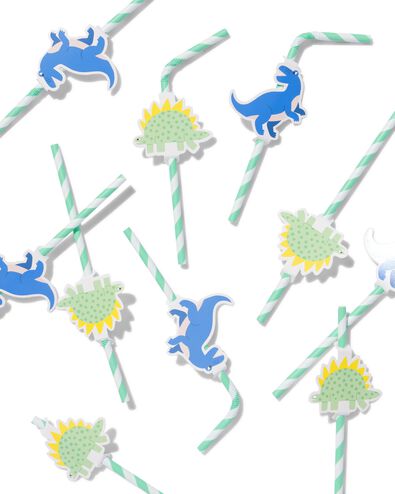 pailles en papier dino  - 14250089 - HEMA