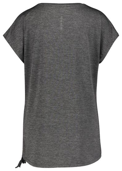 t-shirt de sport femme loose fit recyclé gris chiné - 1000022876 - HEMA